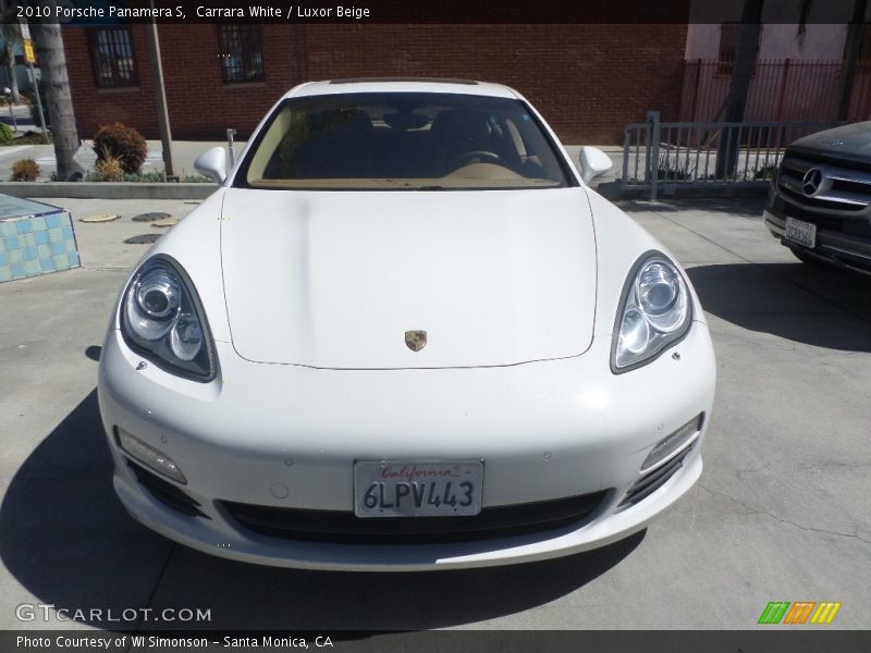 Carrara White / Luxor Beige 2010 Porsche Panamera S
