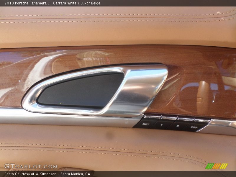 Carrara White / Luxor Beige 2010 Porsche Panamera S