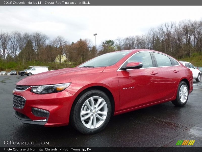 Crystal Red Tintcoat / Jet Black 2016 Chevrolet Malibu LT