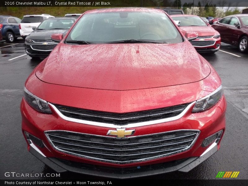 Crystal Red Tintcoat / Jet Black 2016 Chevrolet Malibu LT
