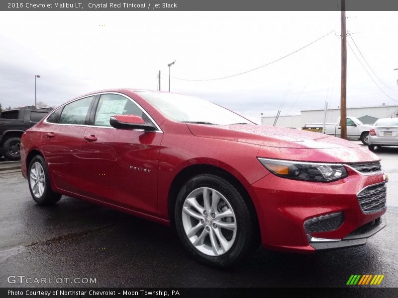 Crystal Red Tintcoat / Jet Black 2016 Chevrolet Malibu LT