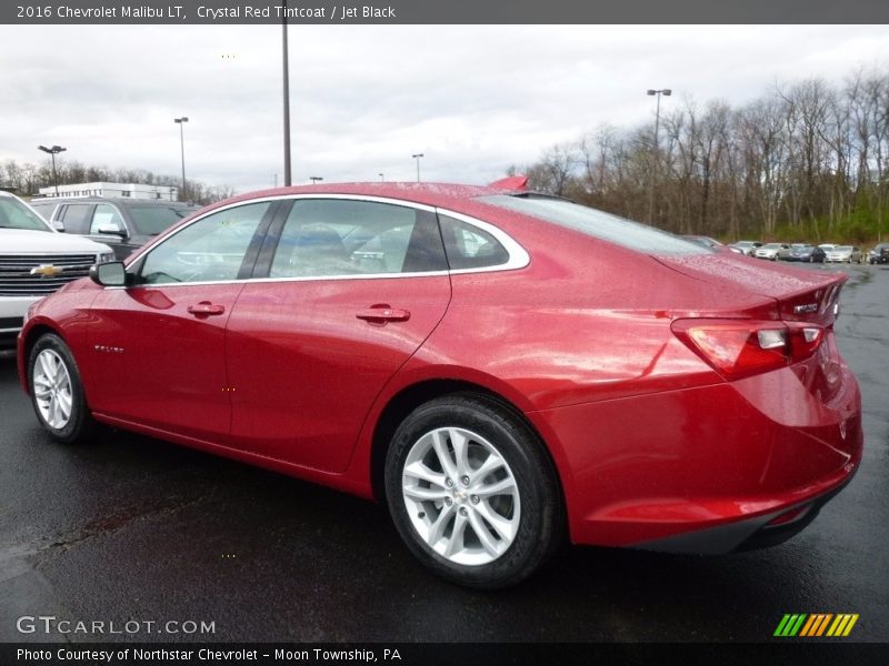 Crystal Red Tintcoat / Jet Black 2016 Chevrolet Malibu LT