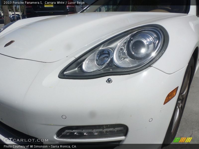 Carrara White / Luxor Beige 2010 Porsche Panamera S