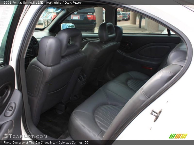 Ivory White / Dark Pewter 2002 Pontiac Bonneville SSEi