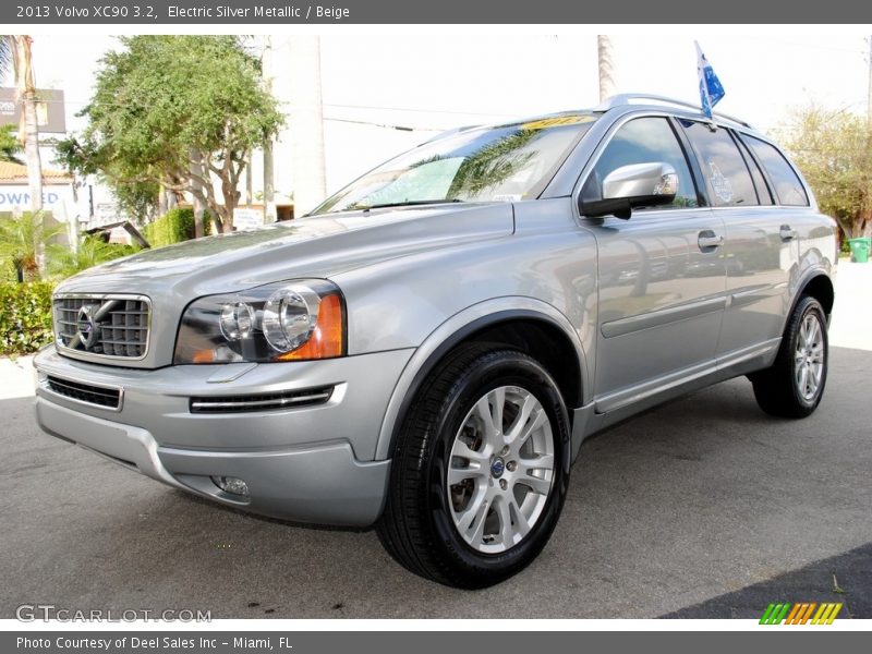 Electric Silver Metallic / Beige 2013 Volvo XC90 3.2