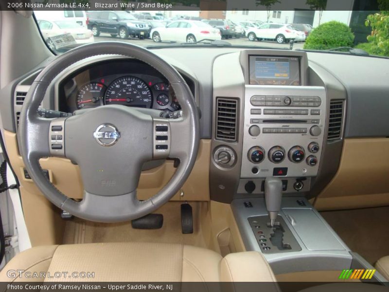 Blizzard White / Sand Beige 2006 Nissan Armada LE 4x4