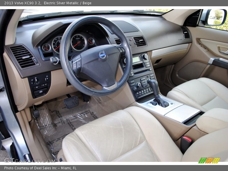 Electric Silver Metallic / Beige 2013 Volvo XC90 3.2