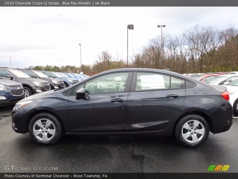 Blue Ray Metallic / Jet Black 2016 Chevrolet Cruze LS Sedan