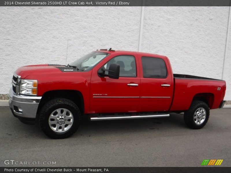 Victory Red / Ebony 2014 Chevrolet Silverado 2500HD LT Crew Cab 4x4