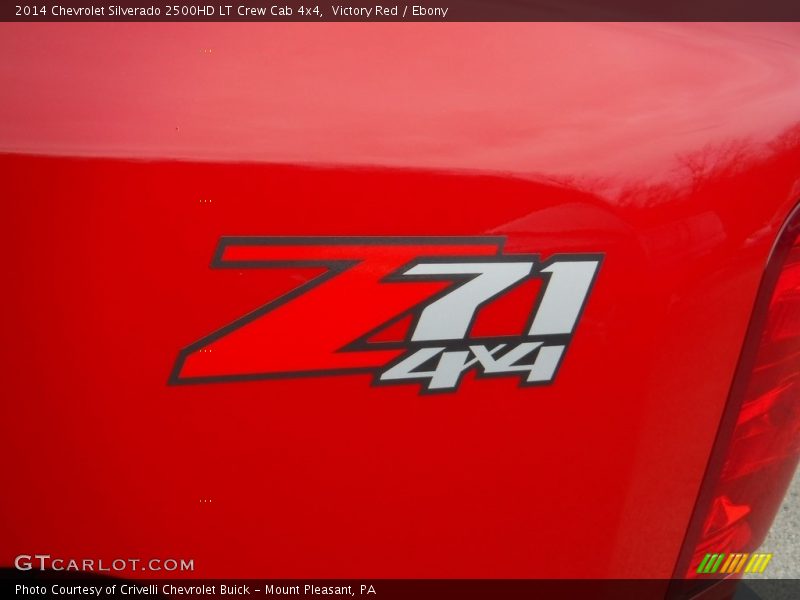 Victory Red / Ebony 2014 Chevrolet Silverado 2500HD LT Crew Cab 4x4