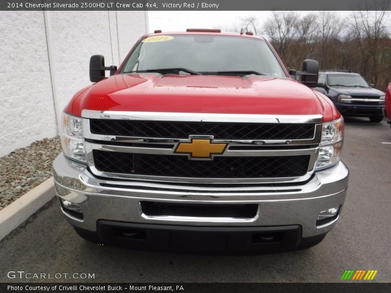 Victory Red / Ebony 2014 Chevrolet Silverado 2500HD LT Crew Cab 4x4