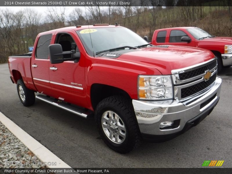 Victory Red / Ebony 2014 Chevrolet Silverado 2500HD LT Crew Cab 4x4