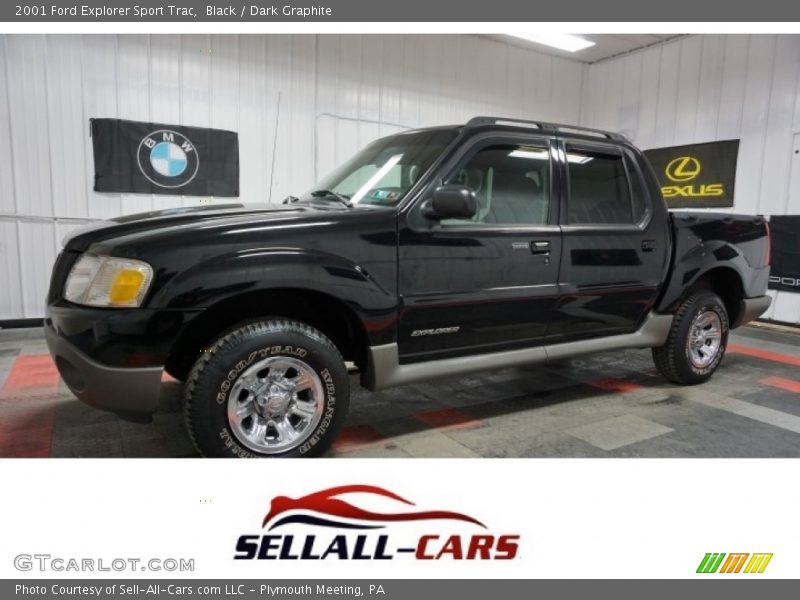 Black / Dark Graphite 2001 Ford Explorer Sport Trac