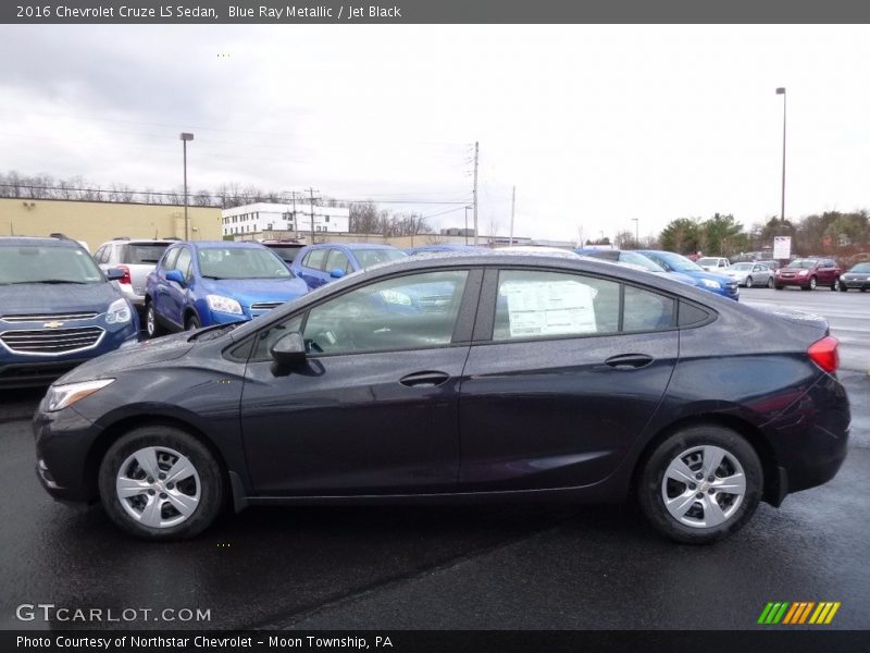 Blue Ray Metallic / Jet Black 2016 Chevrolet Cruze LS Sedan