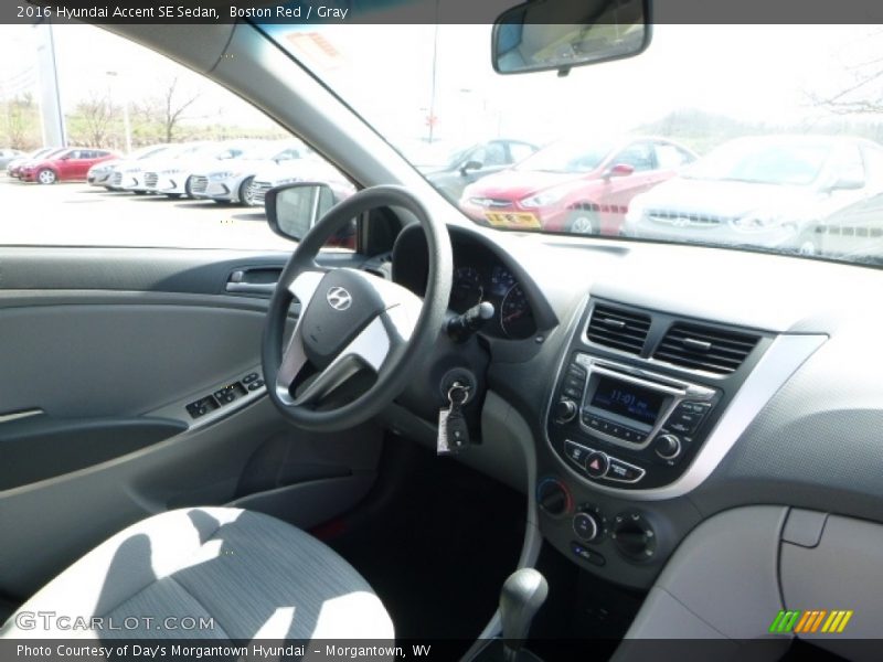 Boston Red / Gray 2016 Hyundai Accent SE Sedan