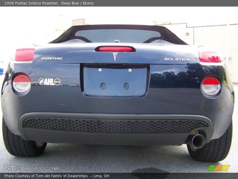 Deep Blue / Ebony 2006 Pontiac Solstice Roadster