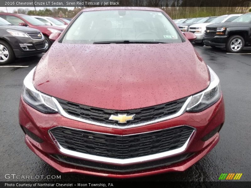 Siren Red Tintcoat / Jet Black 2016 Chevrolet Cruze LT Sedan