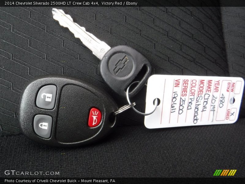 Victory Red / Ebony 2014 Chevrolet Silverado 2500HD LT Crew Cab 4x4