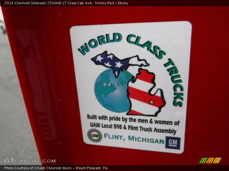 Victory Red / Ebony 2014 Chevrolet Silverado 2500HD LT Crew Cab 4x4