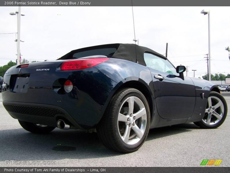 Deep Blue / Ebony 2006 Pontiac Solstice Roadster