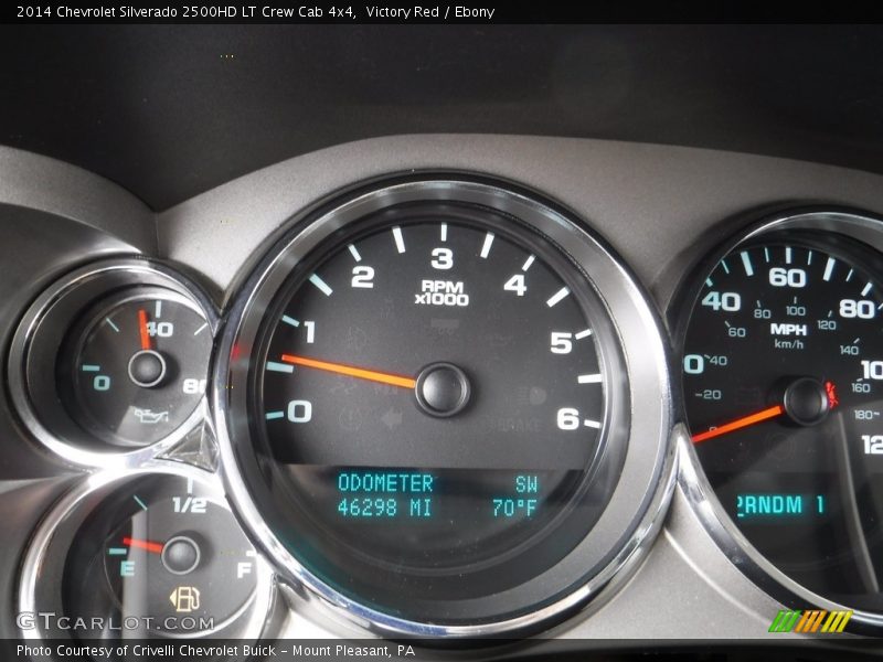Victory Red / Ebony 2014 Chevrolet Silverado 2500HD LT Crew Cab 4x4