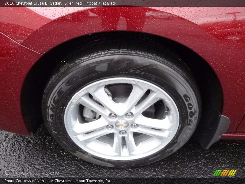 Siren Red Tintcoat / Jet Black 2016 Chevrolet Cruze LT Sedan