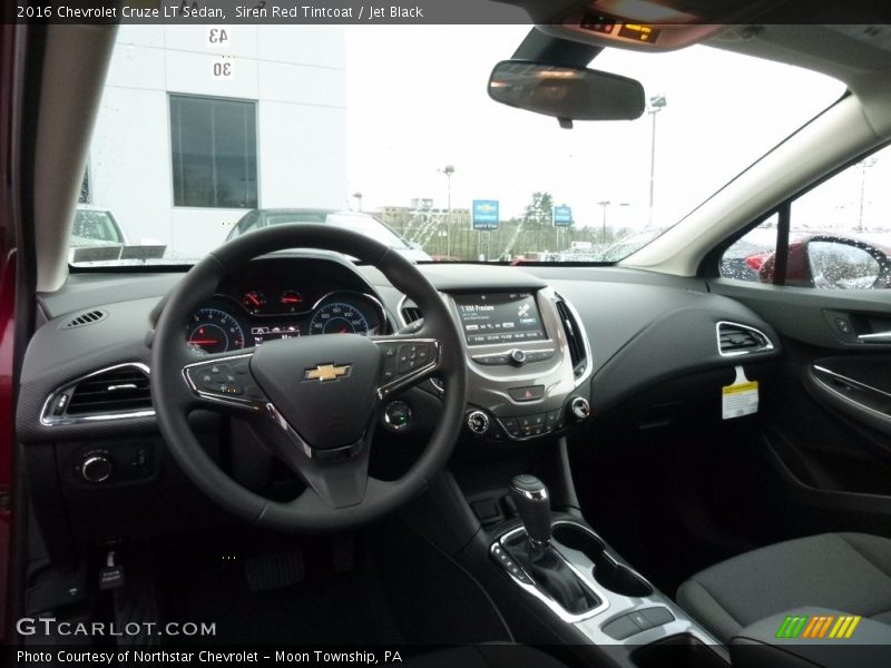 Siren Red Tintcoat / Jet Black 2016 Chevrolet Cruze LT Sedan