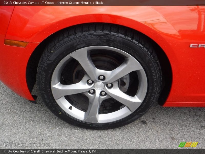 Inferno Orange Metallic / Black 2013 Chevrolet Camaro LT Coupe