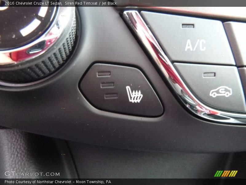 Siren Red Tintcoat / Jet Black 2016 Chevrolet Cruze LT Sedan