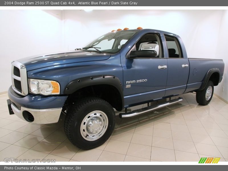 Atlantic Blue Pearl / Dark Slate Gray 2004 Dodge Ram 2500 ST Quad Cab 4x4