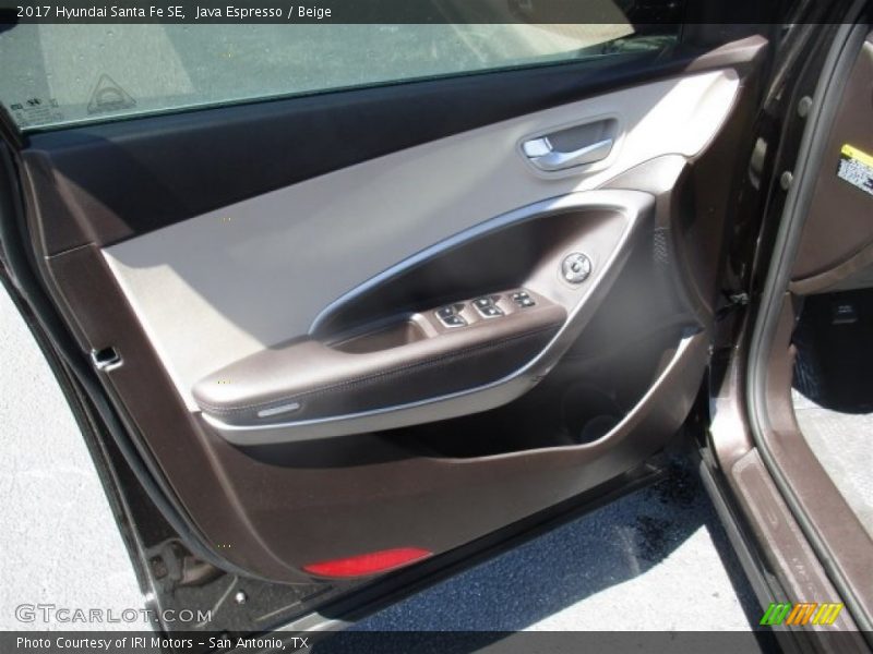 Java Espresso / Beige 2017 Hyundai Santa Fe SE
