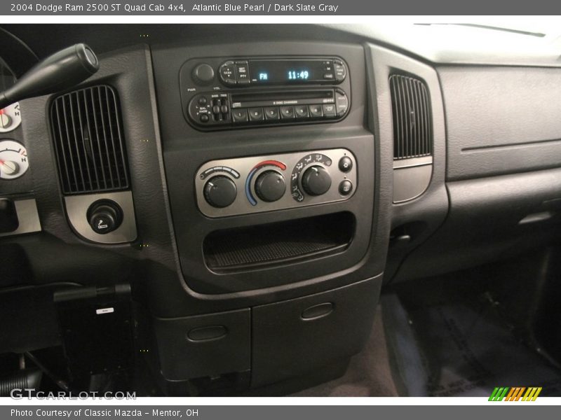 Atlantic Blue Pearl / Dark Slate Gray 2004 Dodge Ram 2500 ST Quad Cab 4x4