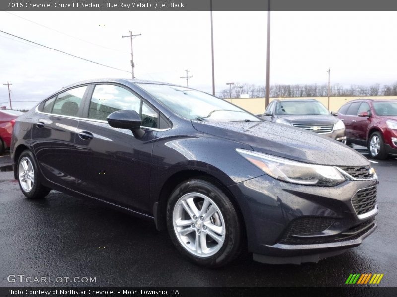 Blue Ray Metallic / Jet Black 2016 Chevrolet Cruze LT Sedan
