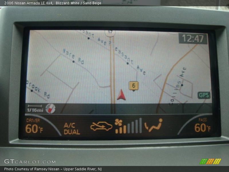 Blizzard White / Sand Beige 2006 Nissan Armada LE 4x4