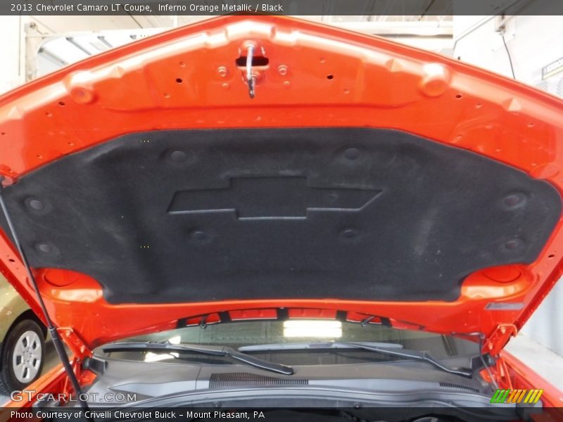 Inferno Orange Metallic / Black 2013 Chevrolet Camaro LT Coupe
