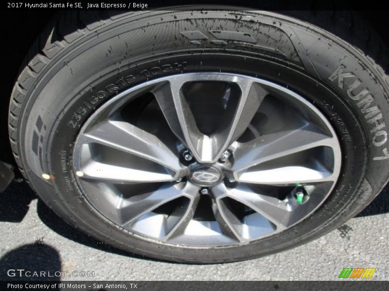 Java Espresso / Beige 2017 Hyundai Santa Fe SE