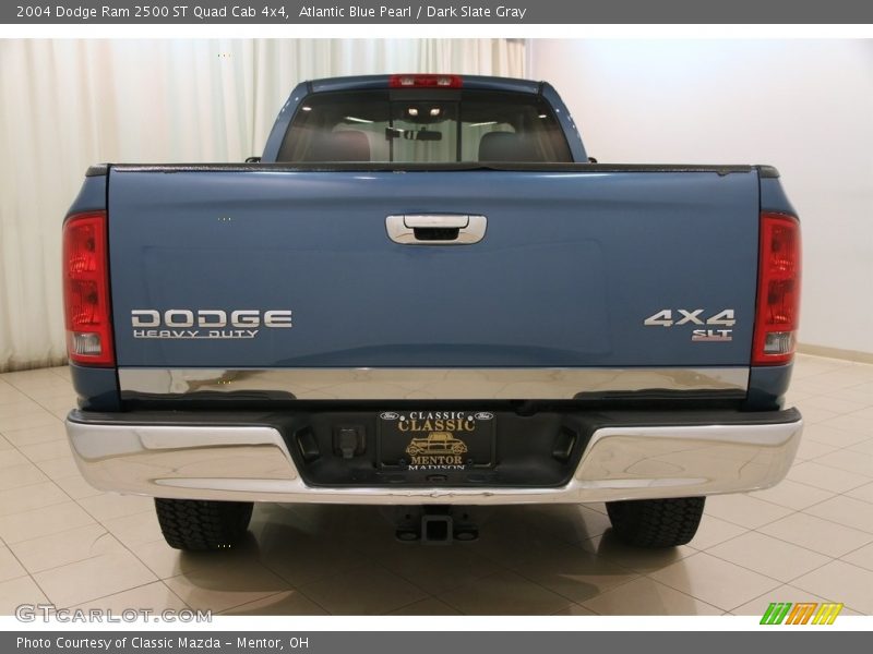 Atlantic Blue Pearl / Dark Slate Gray 2004 Dodge Ram 2500 ST Quad Cab 4x4