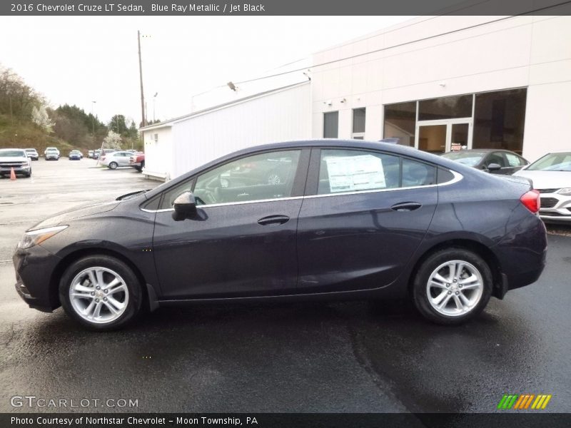 Blue Ray Metallic / Jet Black 2016 Chevrolet Cruze LT Sedan