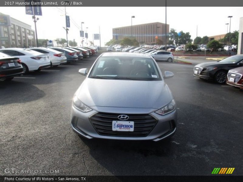 Gray / Black 2017 Hyundai Elantra Limited