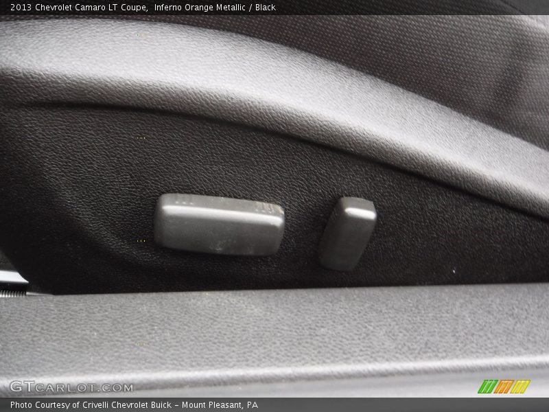 Inferno Orange Metallic / Black 2013 Chevrolet Camaro LT Coupe