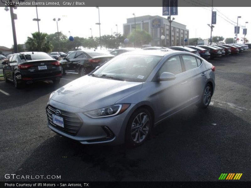 Gray / Black 2017 Hyundai Elantra Limited