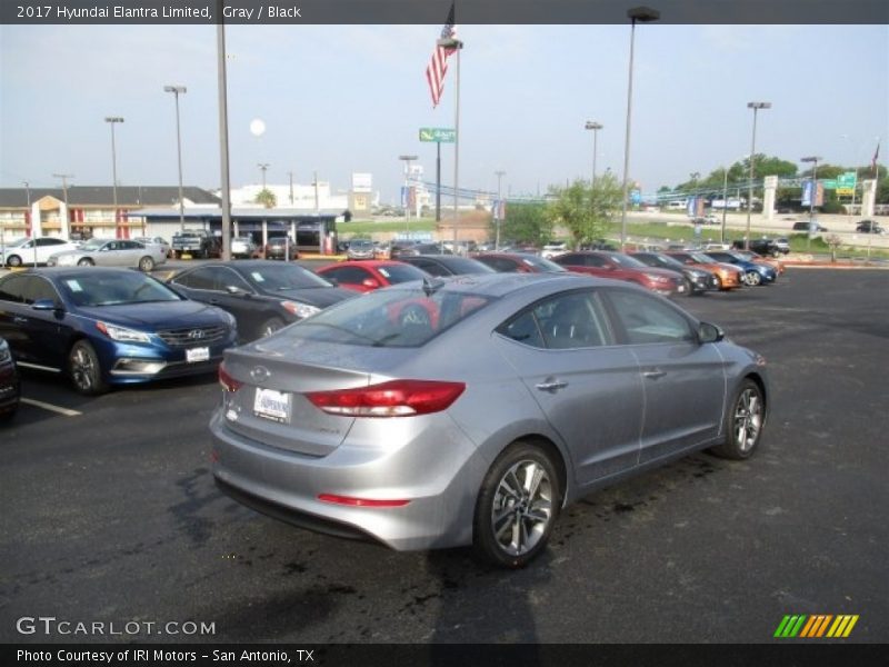 Gray / Black 2017 Hyundai Elantra Limited