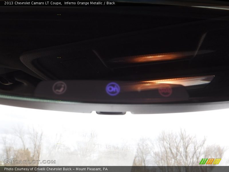 Inferno Orange Metallic / Black 2013 Chevrolet Camaro LT Coupe