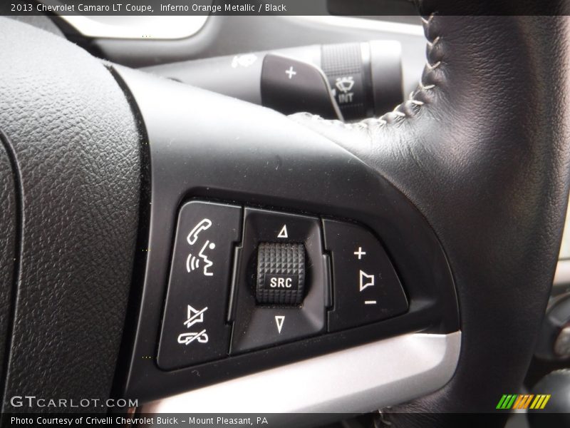 Inferno Orange Metallic / Black 2013 Chevrolet Camaro LT Coupe