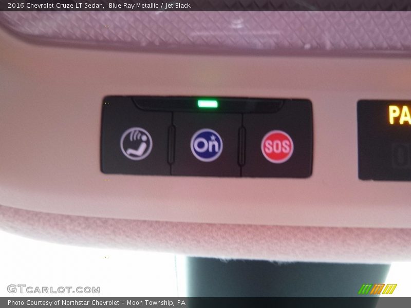 Blue Ray Metallic / Jet Black 2016 Chevrolet Cruze LT Sedan