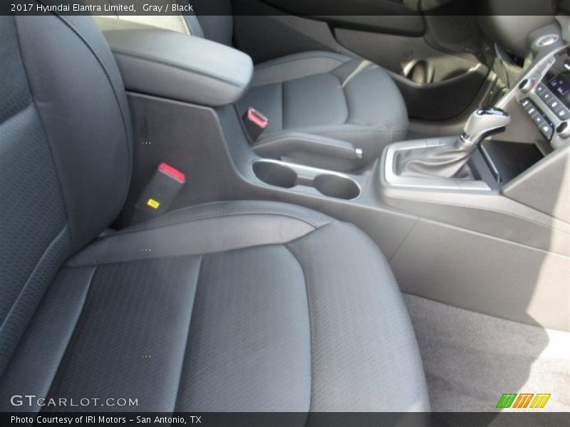 Gray / Black 2017 Hyundai Elantra Limited