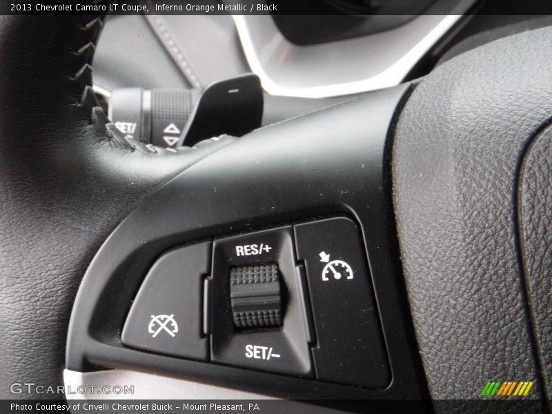 Inferno Orange Metallic / Black 2013 Chevrolet Camaro LT Coupe