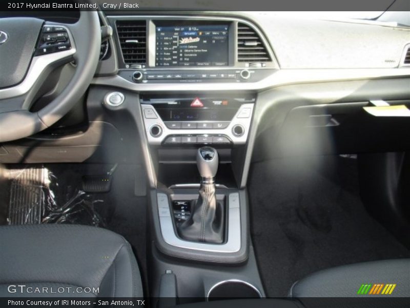 Gray / Black 2017 Hyundai Elantra Limited
