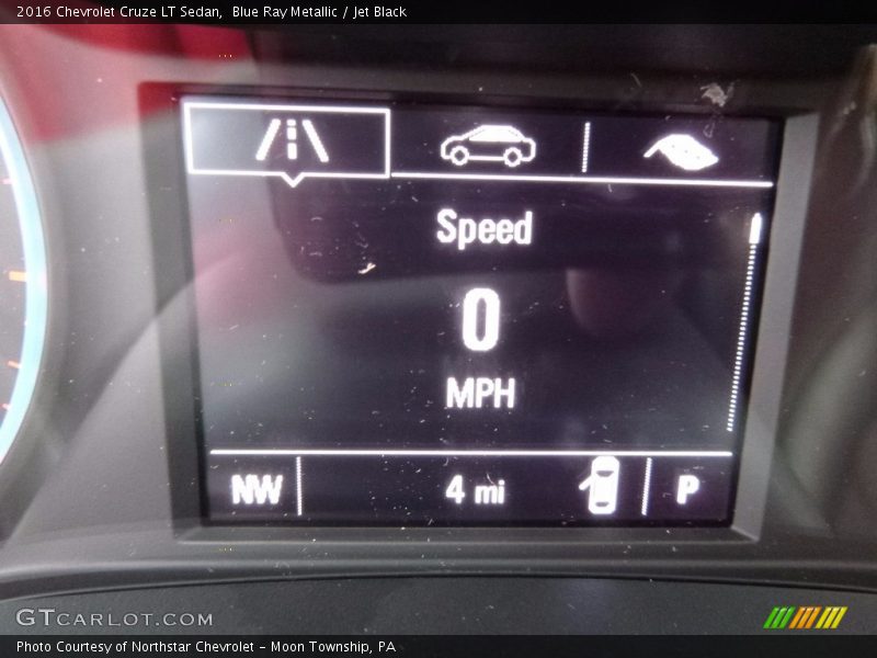Blue Ray Metallic / Jet Black 2016 Chevrolet Cruze LT Sedan