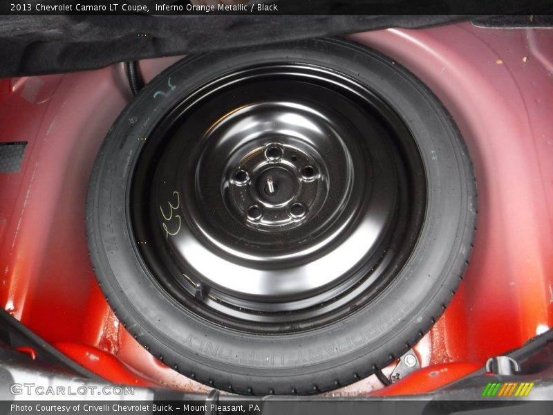 Inferno Orange Metallic / Black 2013 Chevrolet Camaro LT Coupe